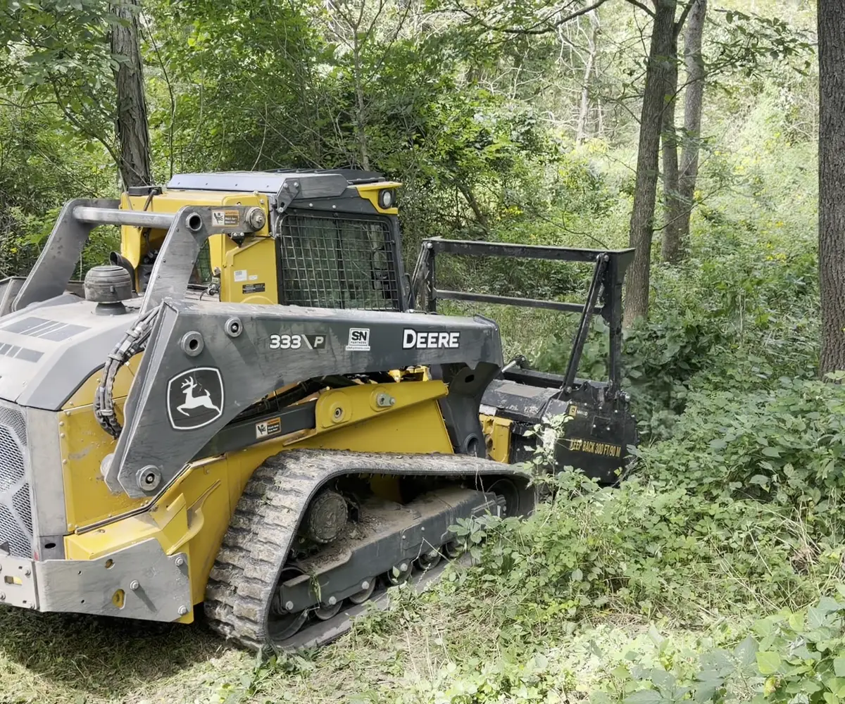 Mid Missouri Forestry Mulching crew at work