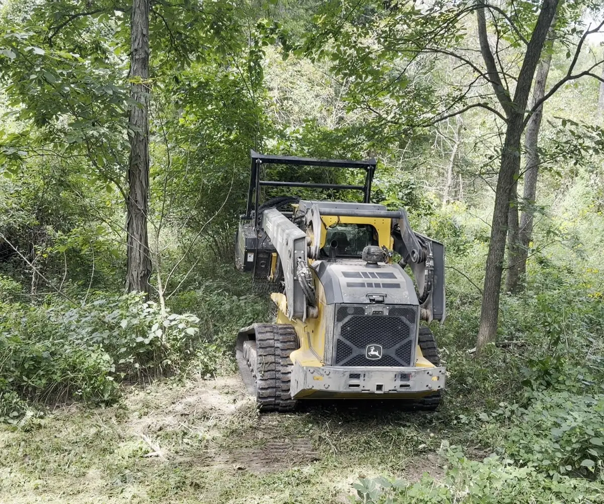 Mid Missouri Forestry Mulching crew at work