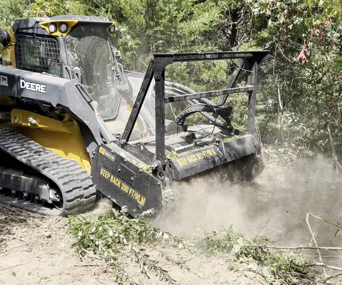 Mid Missouri Forestry Mulching crew at work